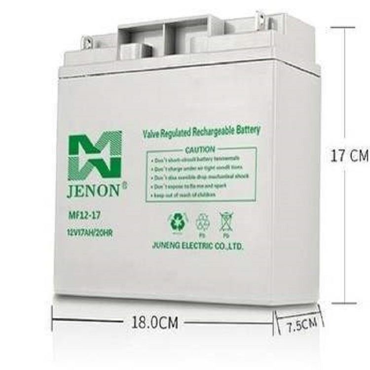 JENON聚能蓄电池12V17AH 监控设备 聚能NP17-12