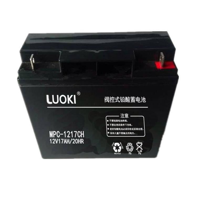 LUOKI洛奇蓄电池12v17AH 监控设备 洛奇MPC12-17AH