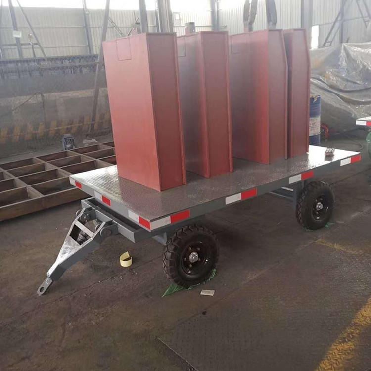 普煤厂区运输车 工字钢牵引平板车 定做各种平板拖车