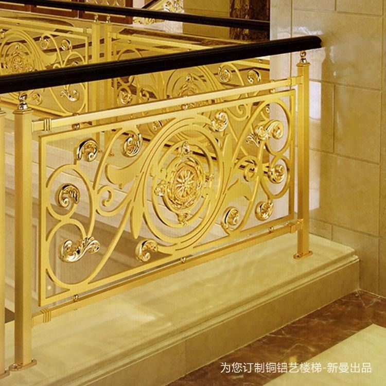 津市 铜艺雕刻楼梯护栏 驻入新派潮流元素