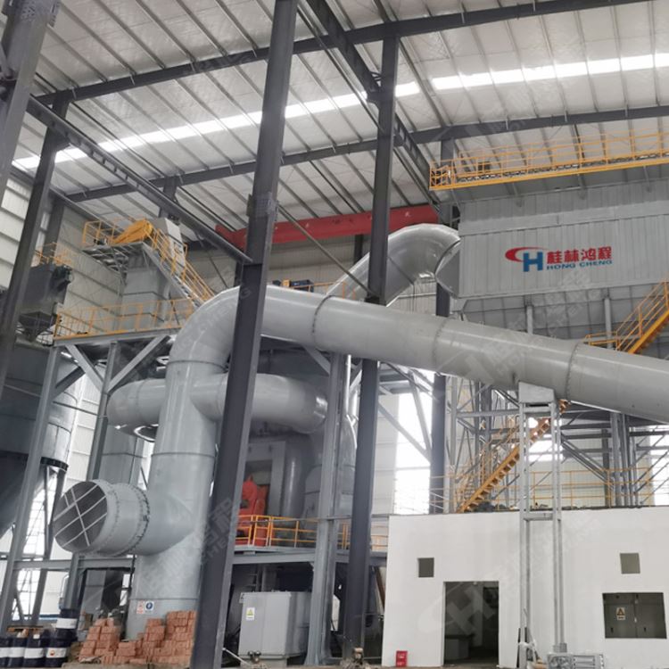 桂林鸿程矿山设备蜗轮磨粉机广西省石灰石生产厂
