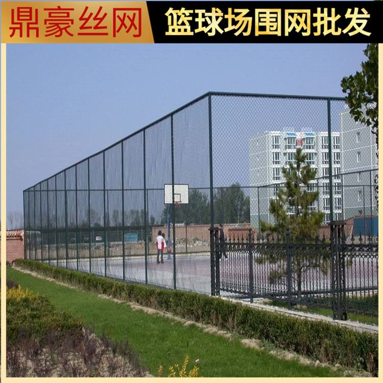 篮球场围网费用 球场围网施工建设 球场体育场围网生产厂家 鼎豪丝网