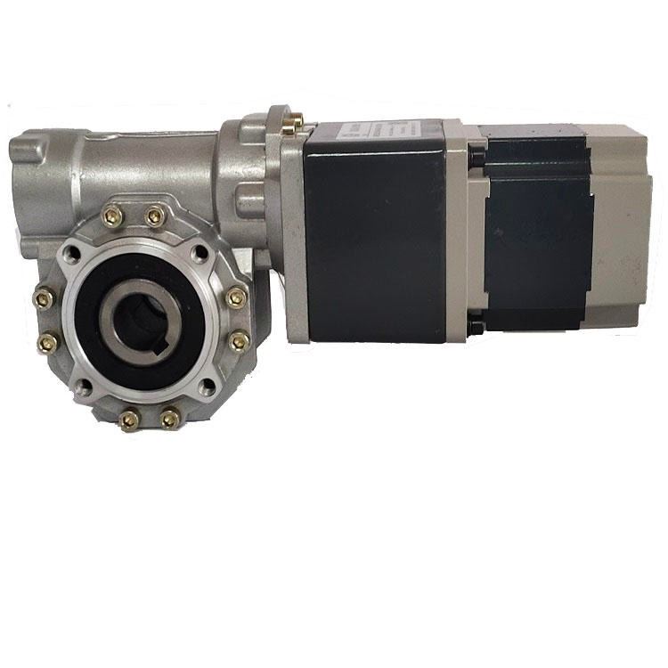 格瓦GWD微型直流电机配套蜗轮减速机 一体化组合24V微型60W直流电机配蜗轮直角轴减速机Z9DK60-24-30