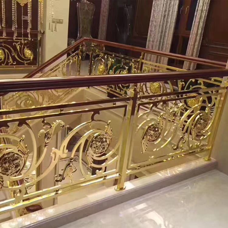 阳江打造别墅铜楼梯 艺术的角度看