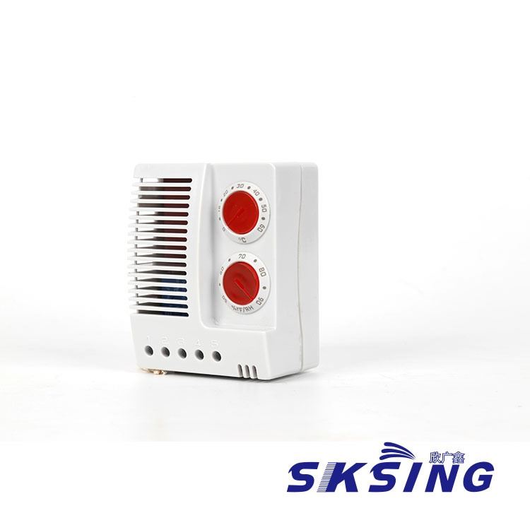SETF 012 温湿度一体调节器控制器 机柜温控器 防冷启动温控器 PLC控制柜温控器