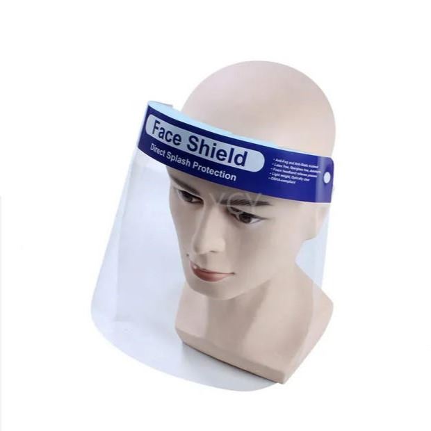 防护面罩 环保PET材质透明防飞抹防护面罩 青岛厂家生产 竹田包装 支持印刷中英文LOGO