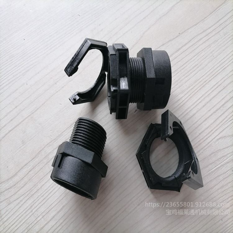 销售南宁福莱通开口式尼龙软管接头  M40*1.5扒开式电缆套管接头