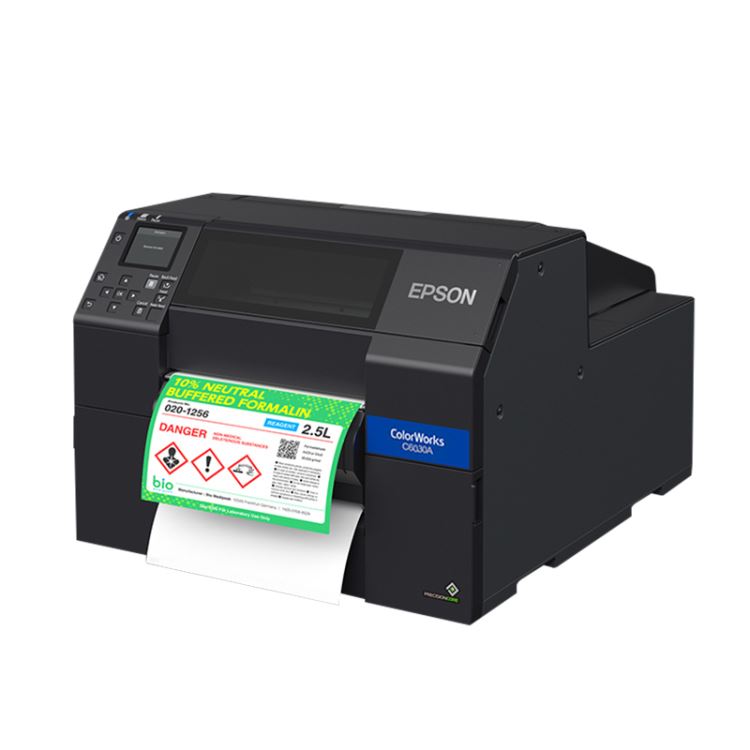 爱普生 CW-C6030A/P食品彩色标签条码打印机标签打印