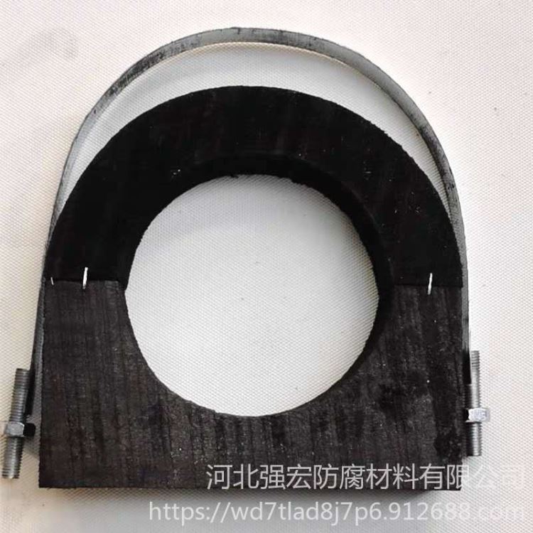 空调水管木托规格 DN65防腐空调木托价格 空调木托图片强宏