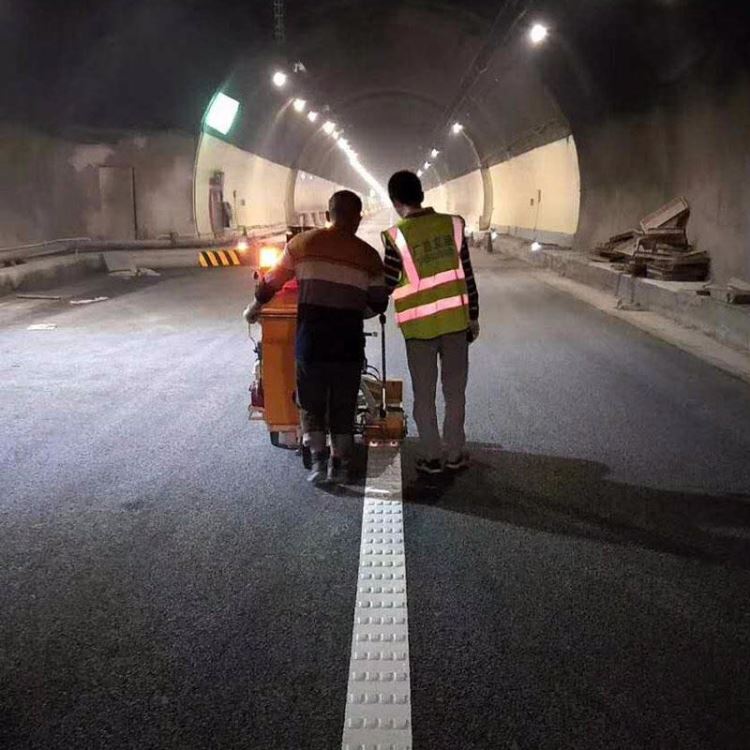 悍博道路减速防滑震荡划线机 凸起震荡划线机厂家 自走式震荡划线机