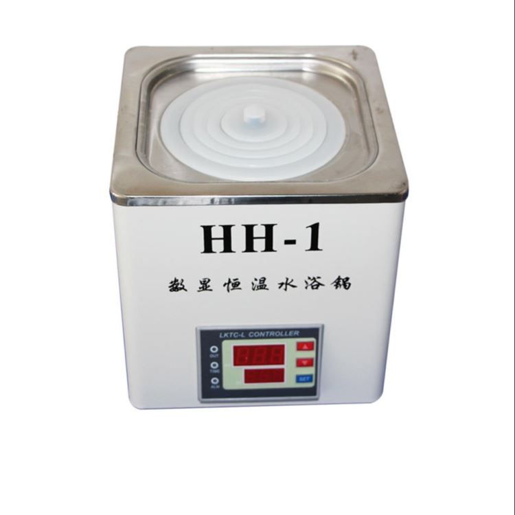 HH-1电热恒温水浴锅HH-2水浴锅价格单孔双控2孔水浴锅1