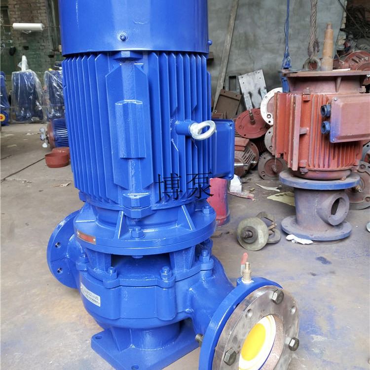 厂家供应ISG50-160（I）B型增压泵 单级单吸增压管道泵 立式清水泵 直联离心泵  离心式增压泵 增压清水泵—博泵